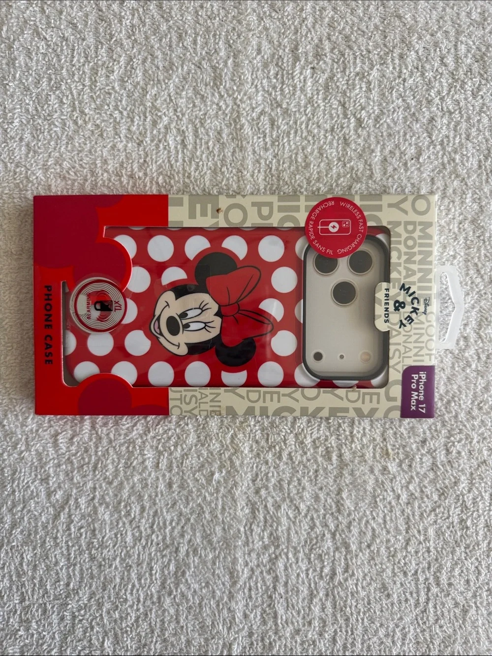 Disney Minnie Mouse Red & White Polka Dot iPhone 17 Pro Max Case